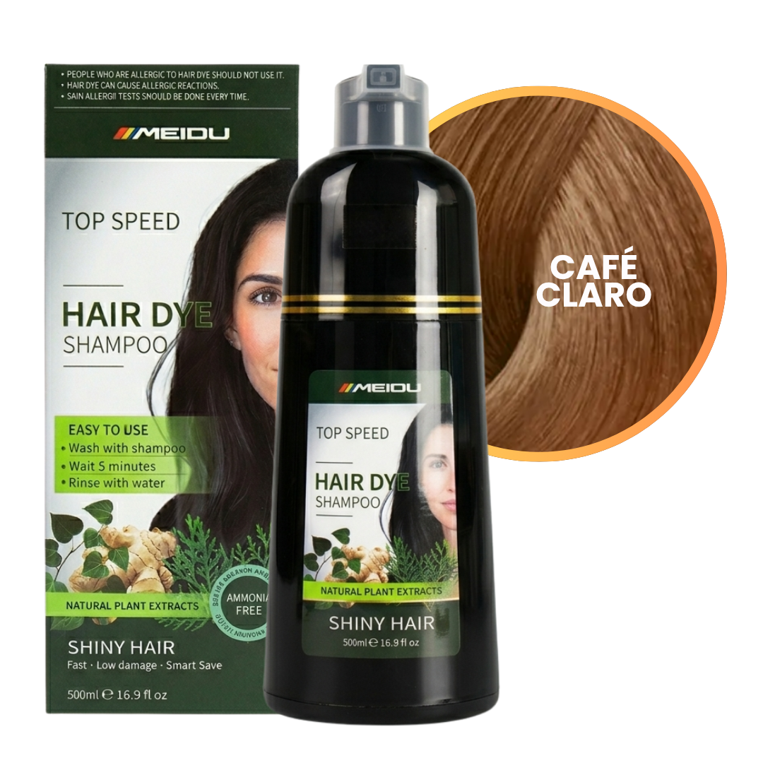 Shampoo Tinte Instantaneo Cubre Canas Natural Jengibre 500ml