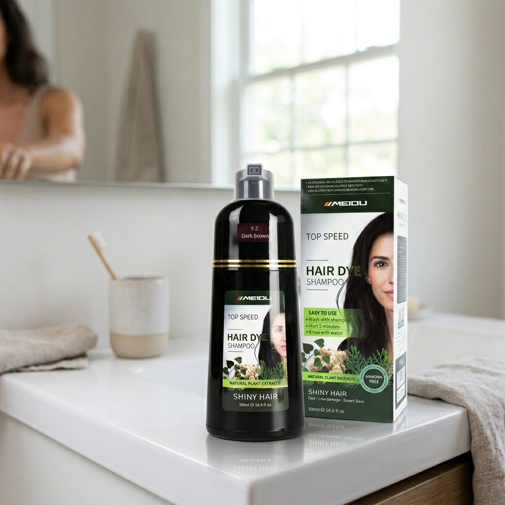Shampoo Tinte Instantaneo Cubre Canas Natural Jengibre 500ml
