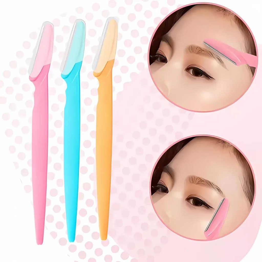 Perfilador De Cejas 10 Paquetes De 3 Piezas, Navaja De Ceja Eyebrow Razor