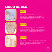 Cargar imagen en el visor de la galería, Mascarilla Exfoliante De Pies Lanbena
