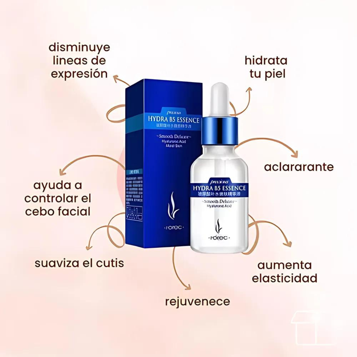 5 Serum Acido Hialuronico White Rice Te Verde Granada Snail OnlyShop Mexico
