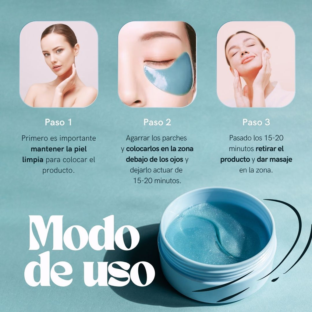 Parches Hydrogel Contorno Ojos Acido Hialurónico