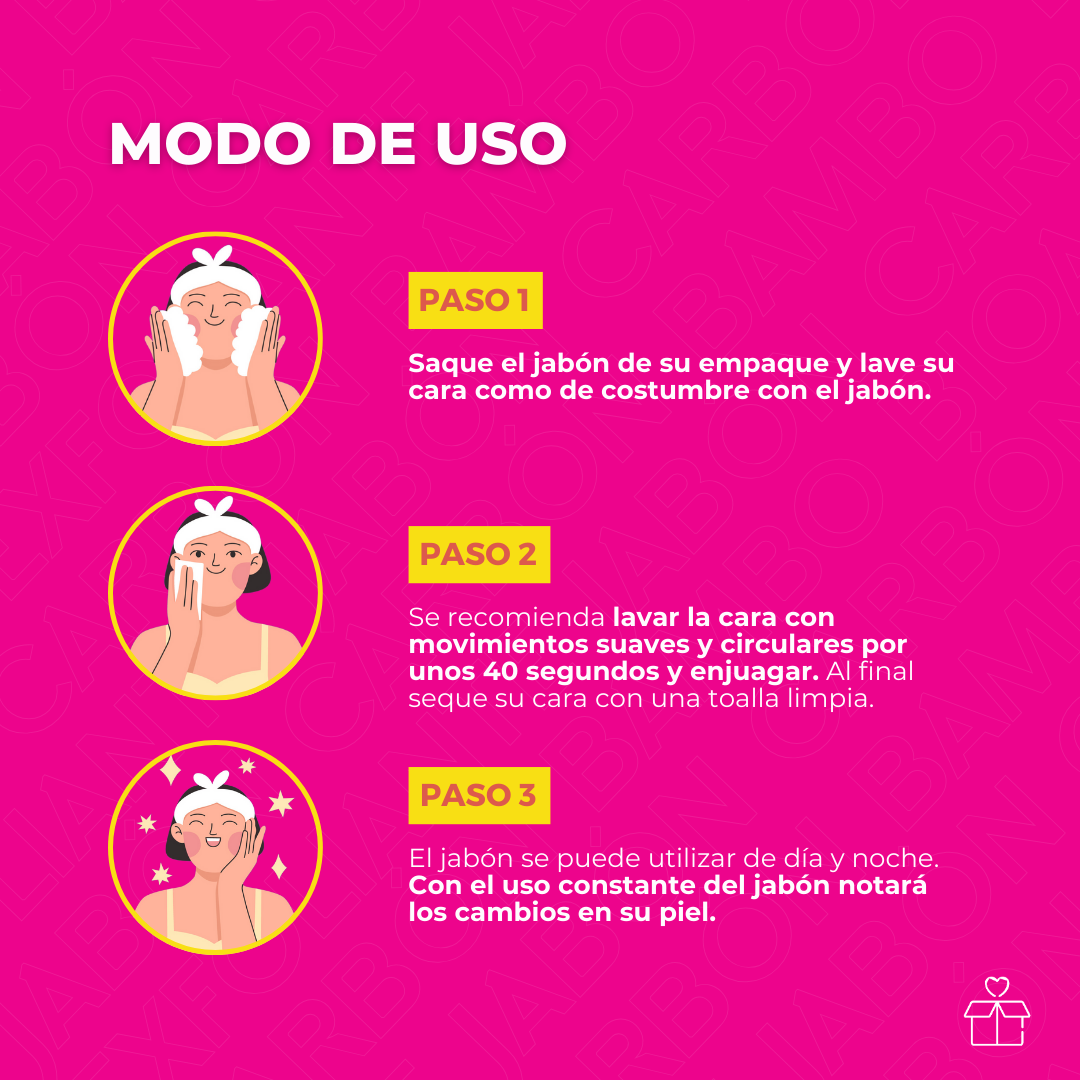 Jabón Carbon Bambo Bioaqua Exfoliante Aclara Elimina Manchas