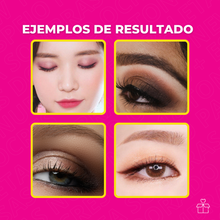 Cargar imagen en el visor de la galería, Paleta Sombras Nude New 18 Tonos Rosas Dorado Ocres + Espejo
