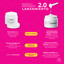 Cargar imagen en el visor de la galería, Crema Facial Lanbena con 60 Tiras para Remoción de Impurezas
