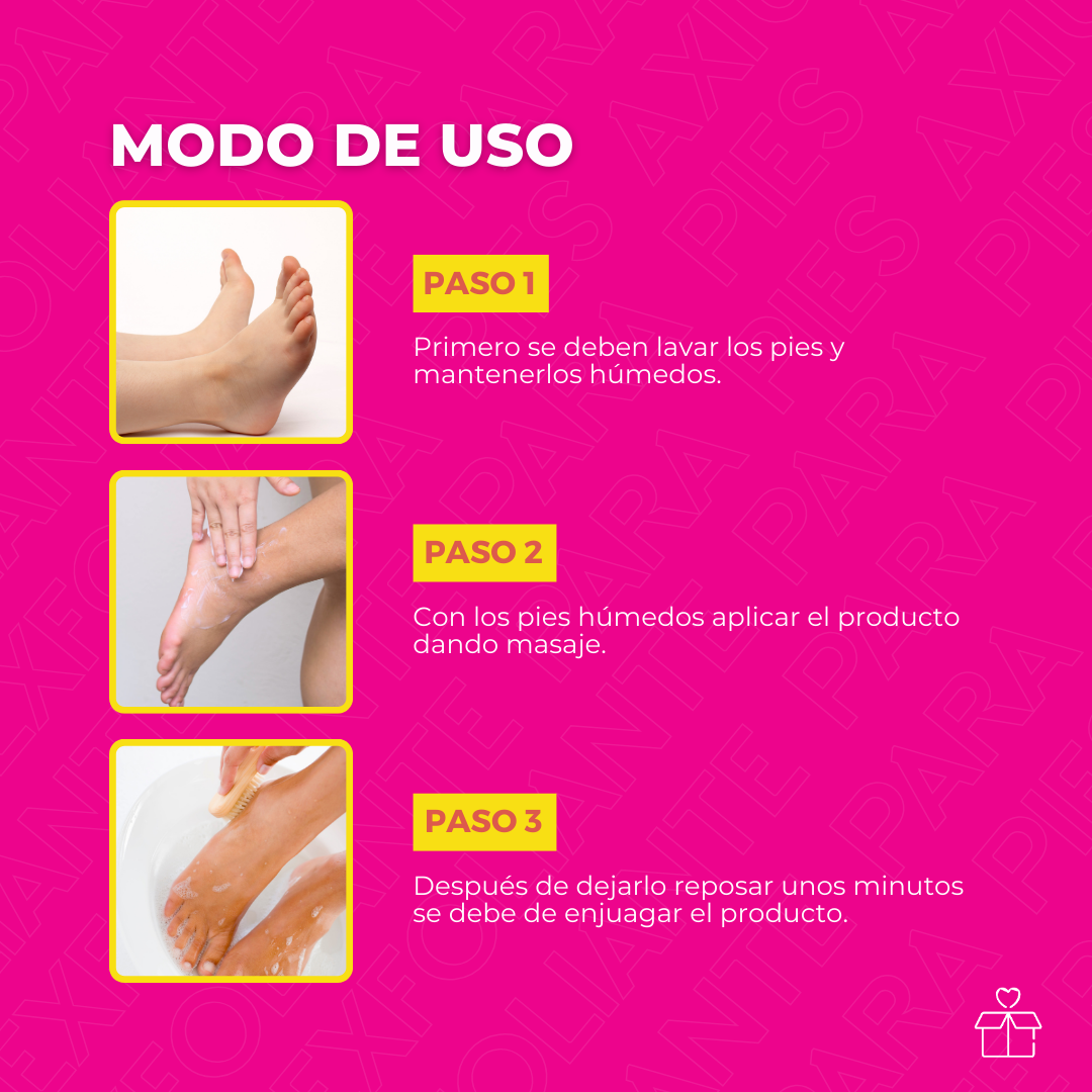 Exfoliante para pies Axiu