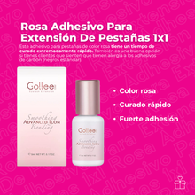Cargar imagen en el visor de la galería, Adhesivo Extensiones De Pestañas Pink Clear Bonding Gollee Color Rosa transparente
