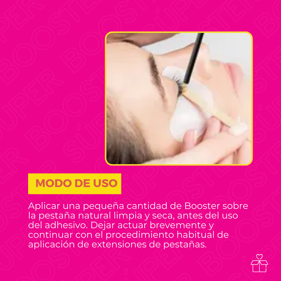 Acelerador De Adhesivo De Extensiones Super Booster Gollee C Negro