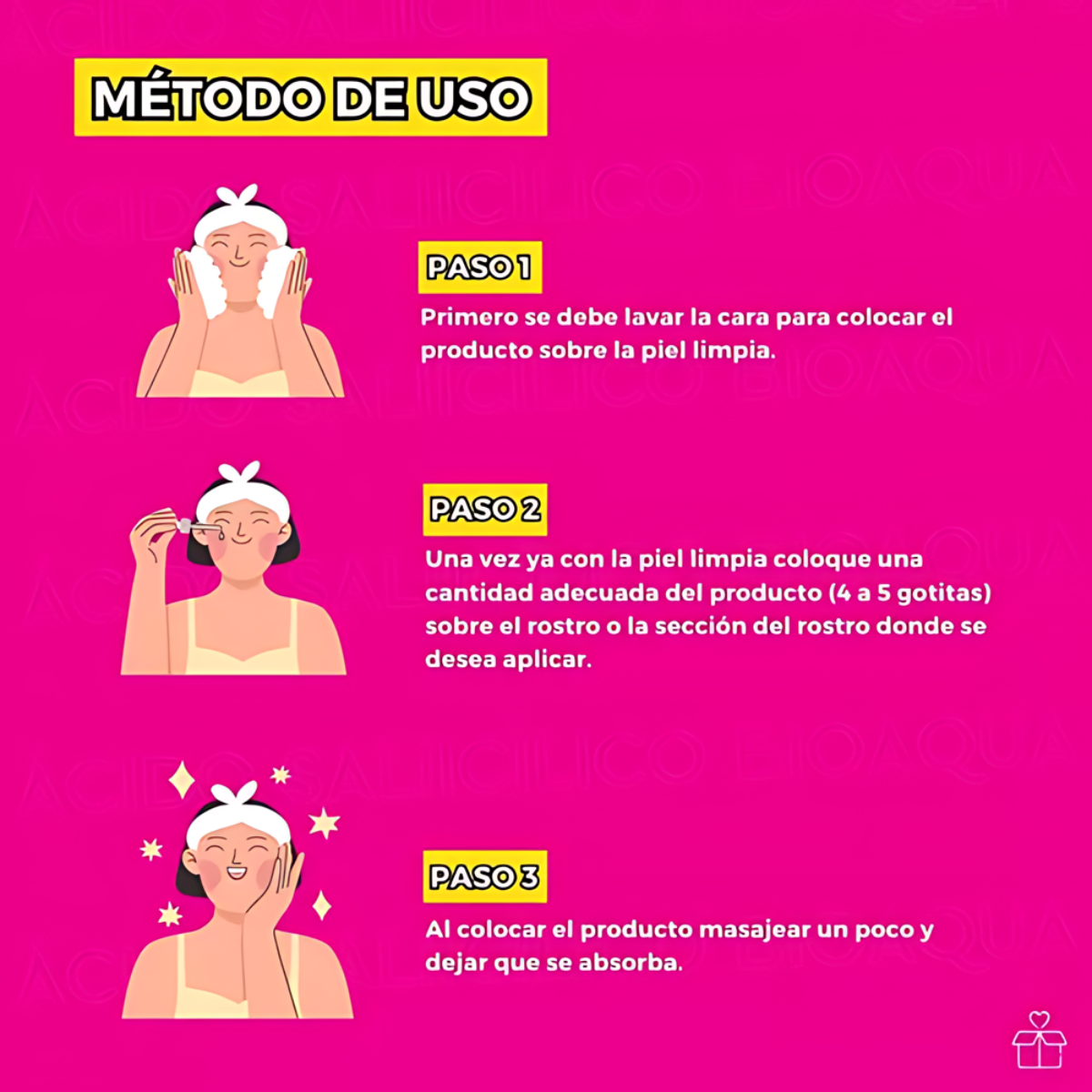Serum Facial Con Acido Salicilico Anti Acne Bioaqua OnlyShop Mexico