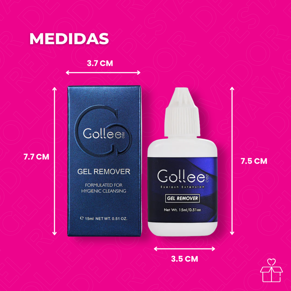 Gel removedor de pestañas Gollee