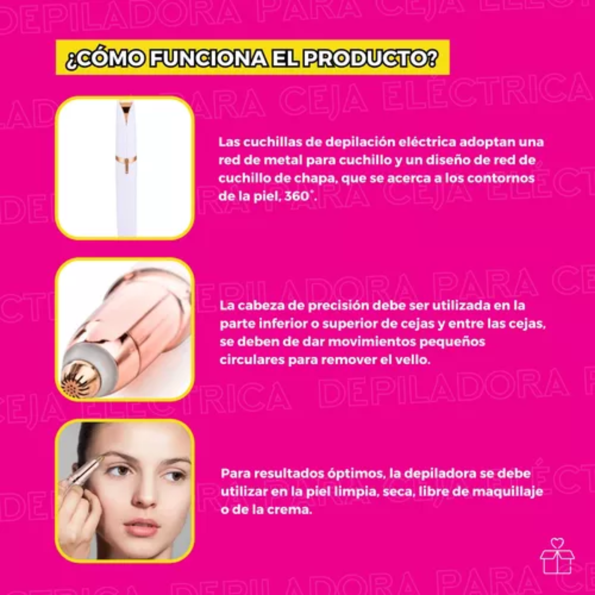 Facial Hair Remover Flawless Sirve Para Zona Intima Cuchilla