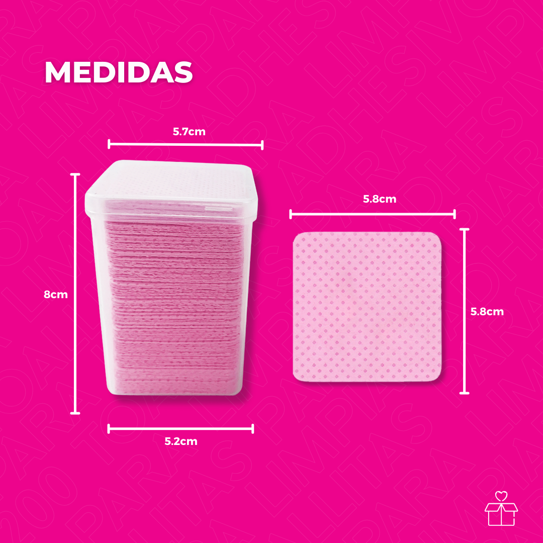 200 Toallitas para limpiar adhesivo