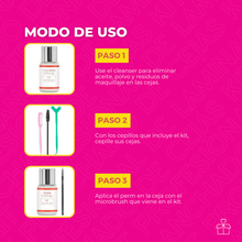 Cargar imagen en el visor de la galería, Kit Profesional de Laminado y Planchado de Cejas
