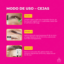 Cargar imagen en el visor de la galería, Kit de Tinte y Lifting para Pestañas y Cejas GOLLEE
