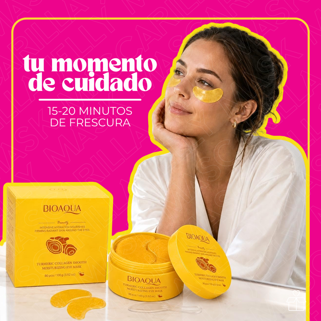 Parches BIOAQUA Cúrcuma y Colágeno Hidratantes