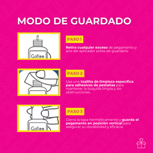 Cargar imagen en el visor de la galería, Pegamento Gollee Adhesivo Para Extensiones De Pestañas Azul
