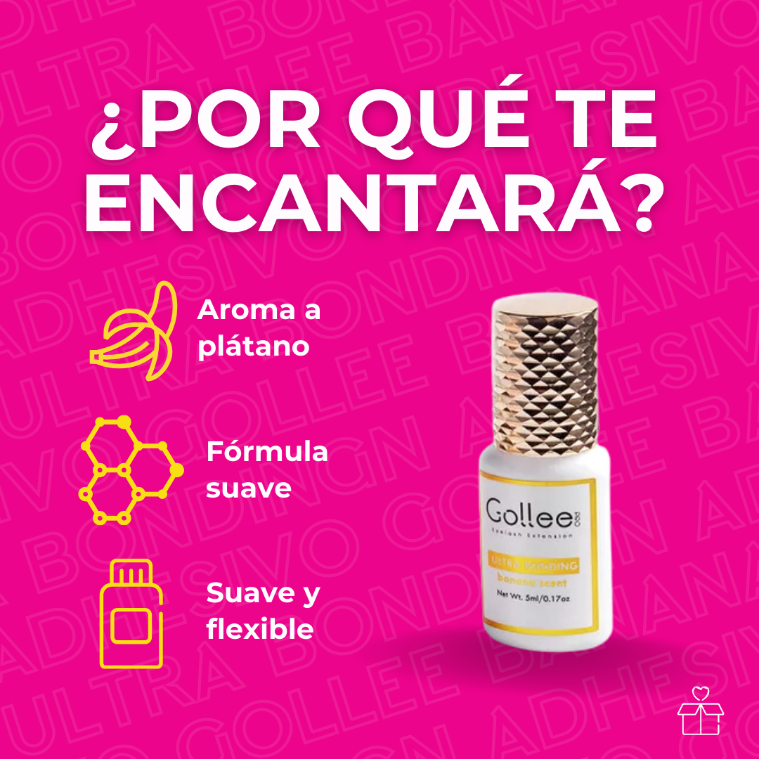 Adhesivo Gollee Banana Ultra Bonding Color Negro OnlyShop Mexico