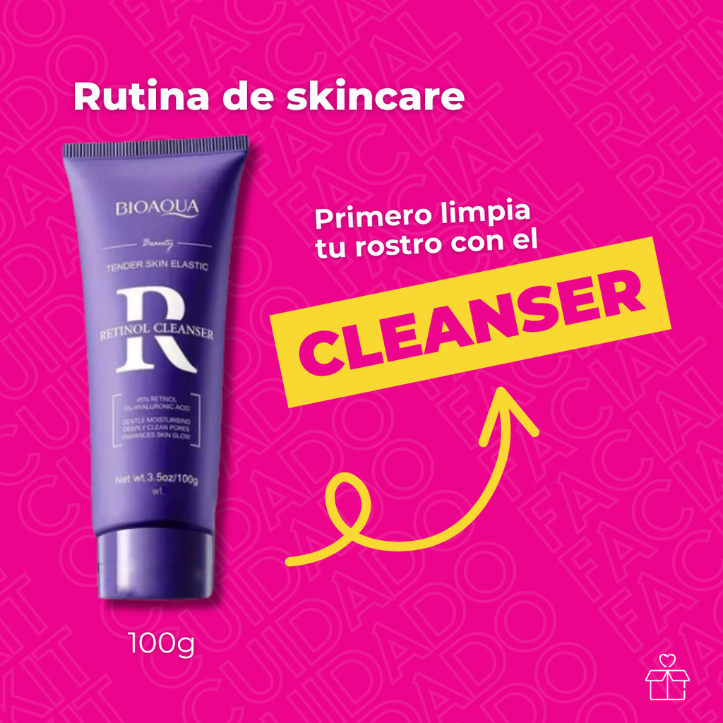 Set de Cuidado Facial con Retinol – Bioaqua