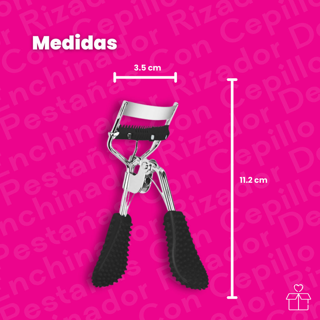 Enchinador Rizador De Pestañas Con Cepillo
