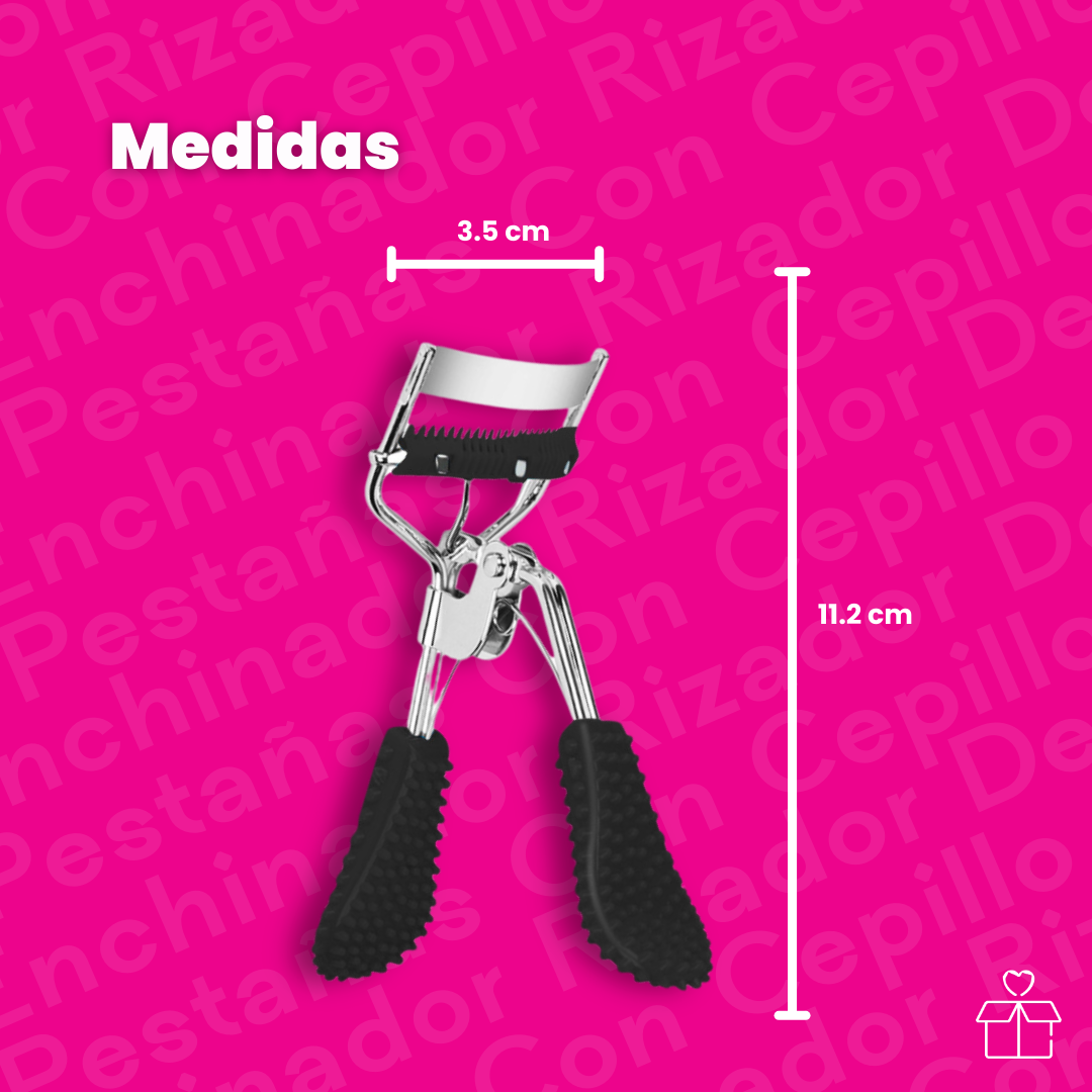 Enchinador Rizador De Pestañas Con Cepillo