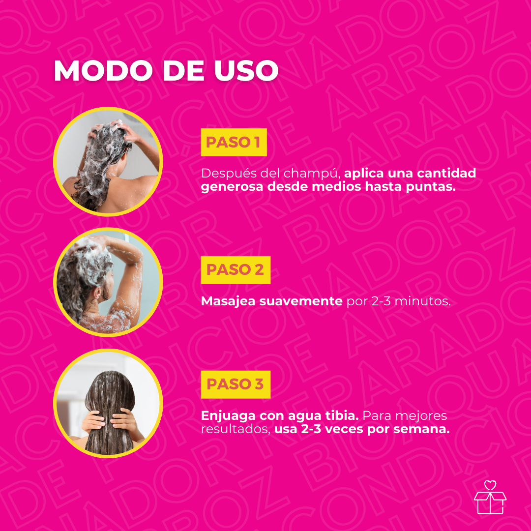 Acondicionador de Cabello de Arroz Bioaqua