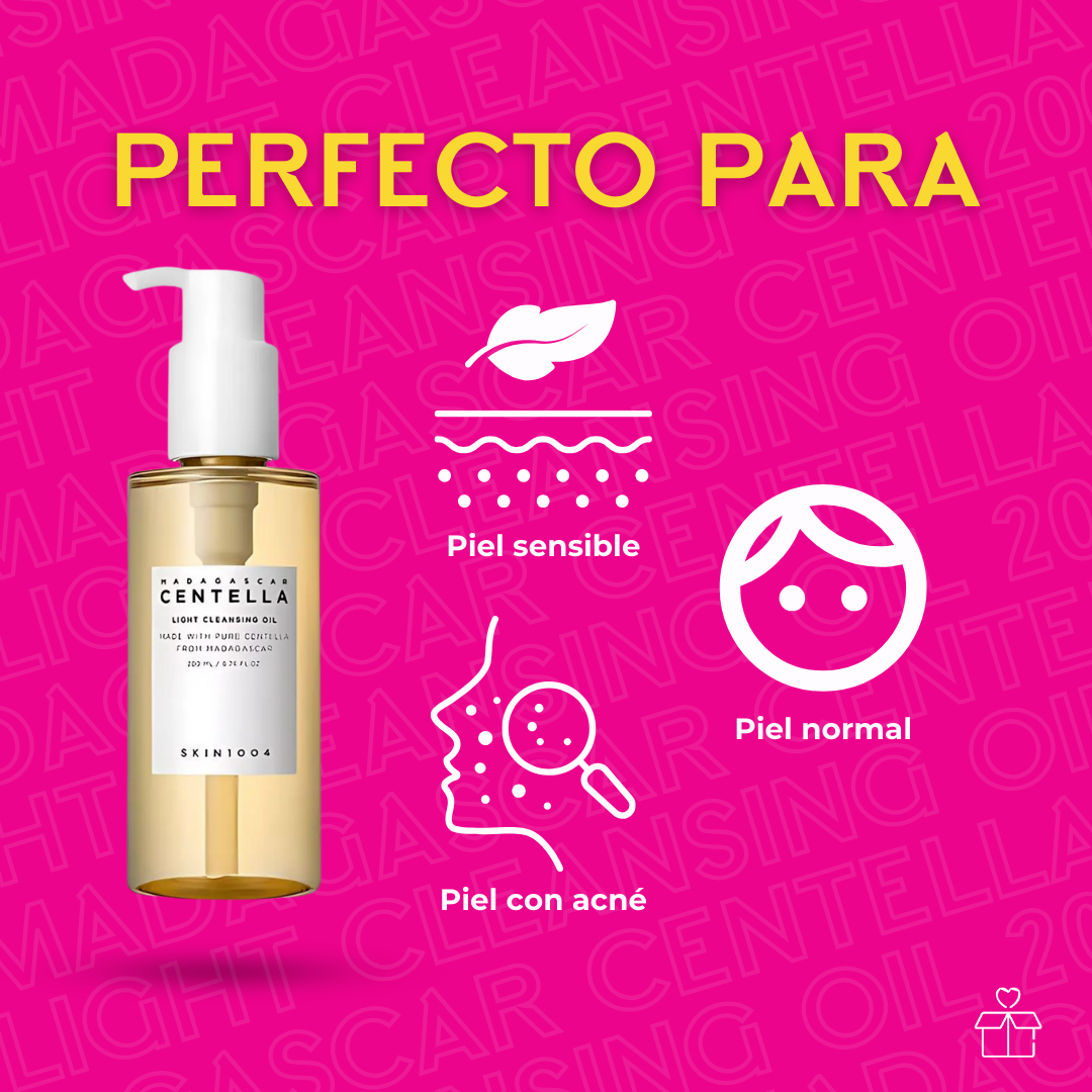 Skin1004 Madagascar Centella Light Cleansing Oil 200ml Momento De Aplicación Noche Tipo De Piel Todo Tipo De Piel OnlyShop Mexico