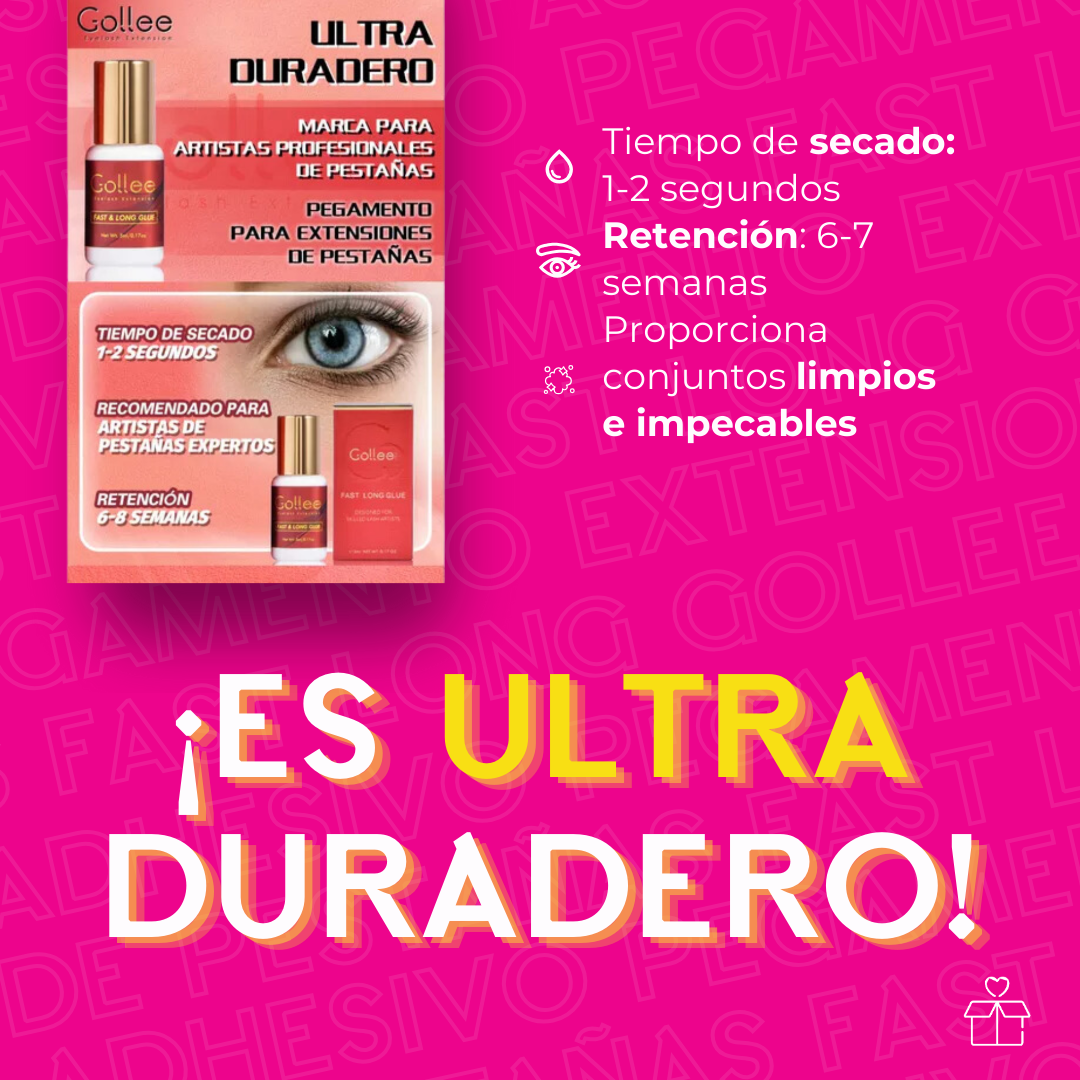 Adhesivo Gollee Libre De Latex Para Extensiones De Pestañas Color Negro OnlyShop Mexico