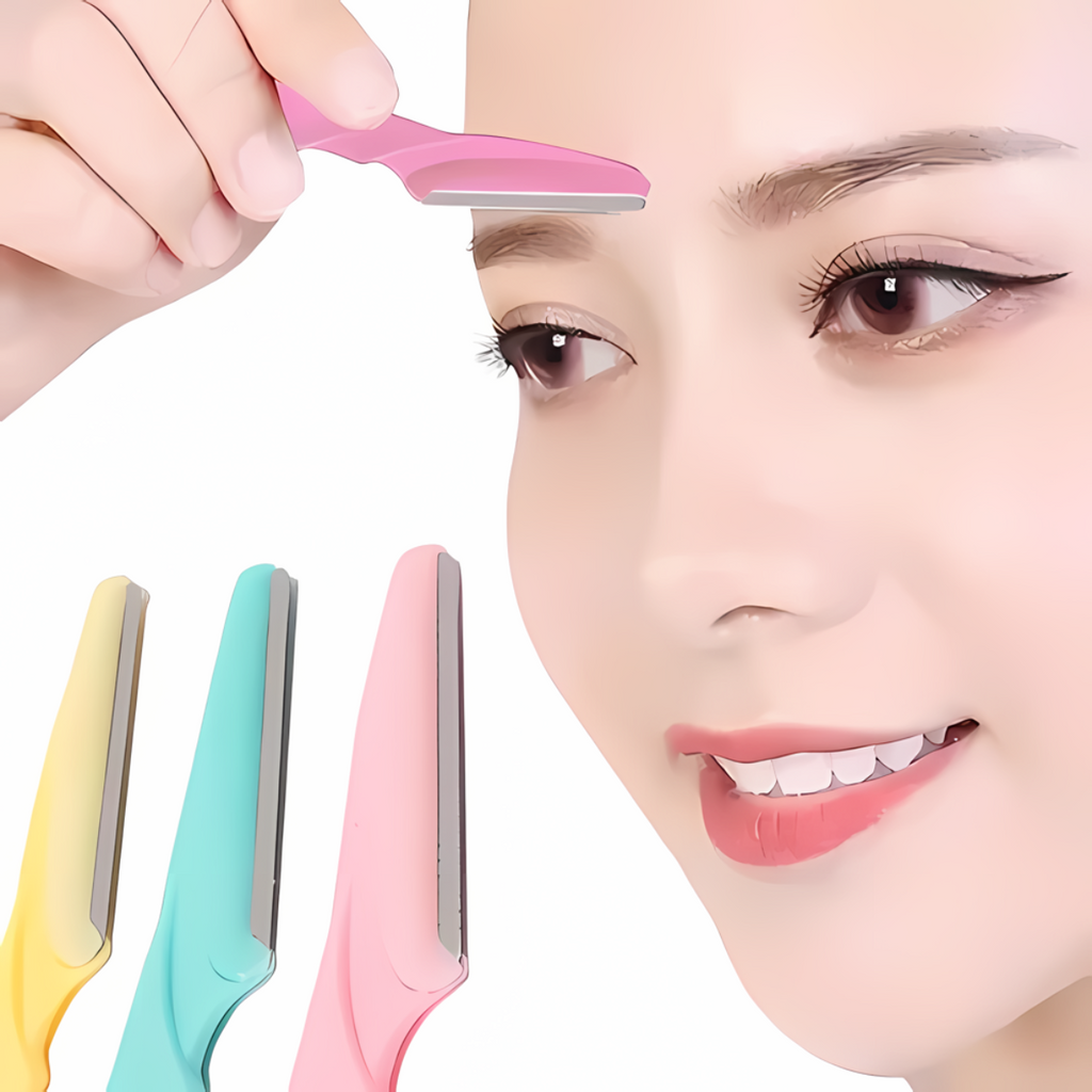Perfilador De Cejas 10 Paquetes De 3 Piezas, Navaja De Ceja Eyebrow Razor