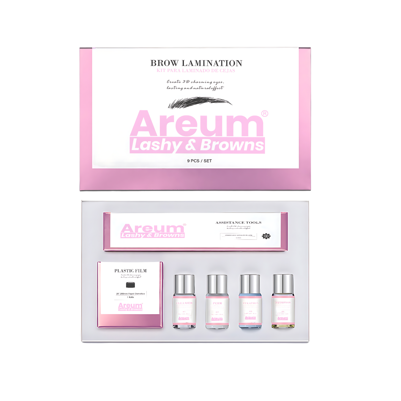 Kit Planchado De Cejas Profesional Areum Lashy & Browns OnlyShop Mexico