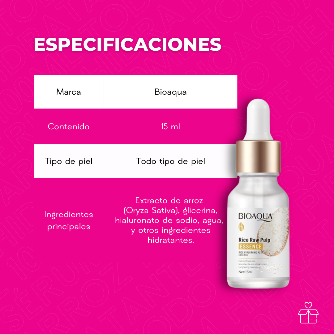 Serum Arroz Ácido Hialurónico Bioaqua