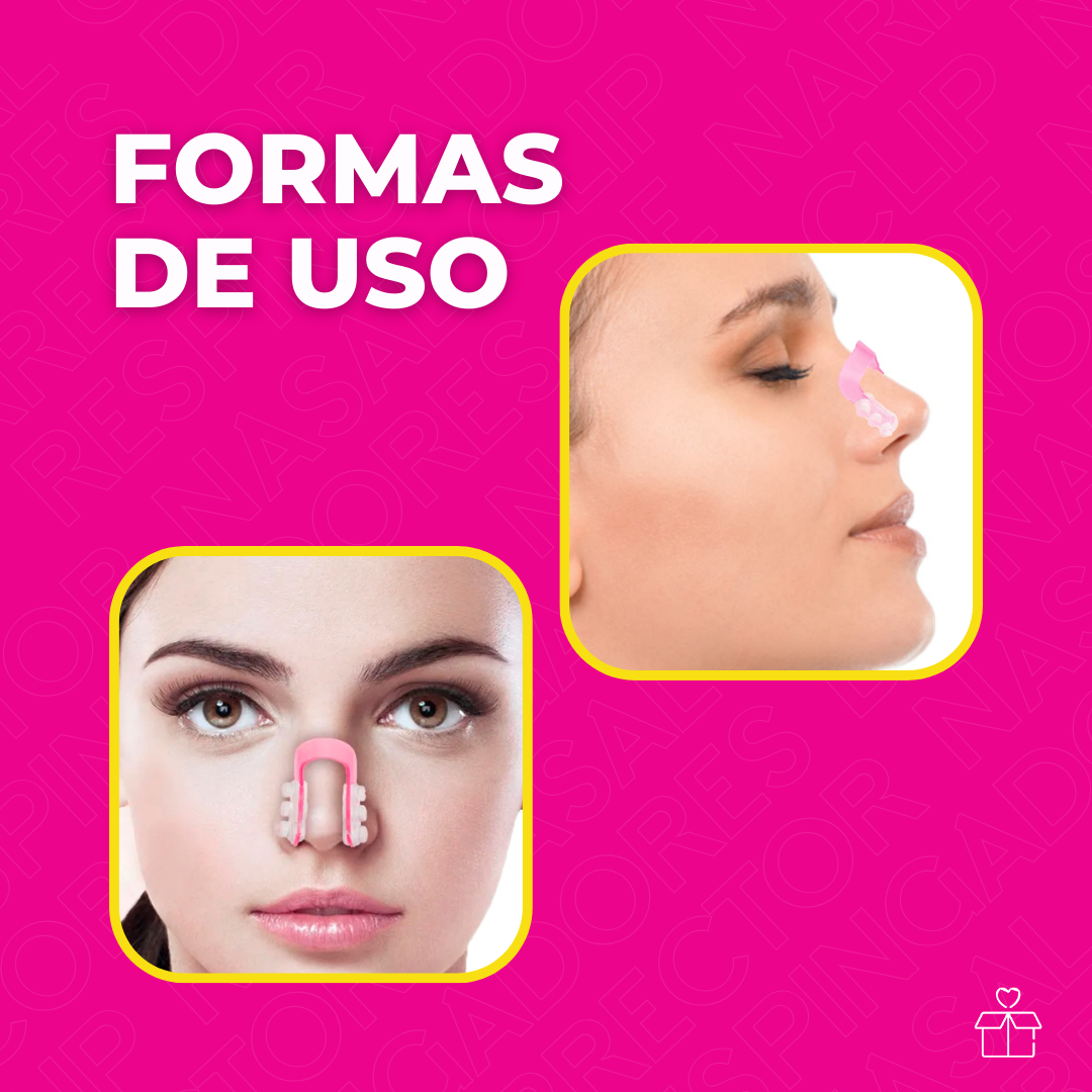 Corrector Nasal Clip Nose Up Respingadores de Nariz Moldea