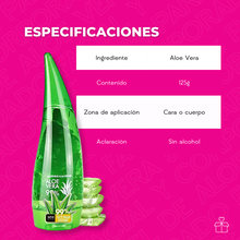 Cargar imagen en el visor de la galería, Gel de Aloe Vera 99% para Cuidado Facial y Corporal

