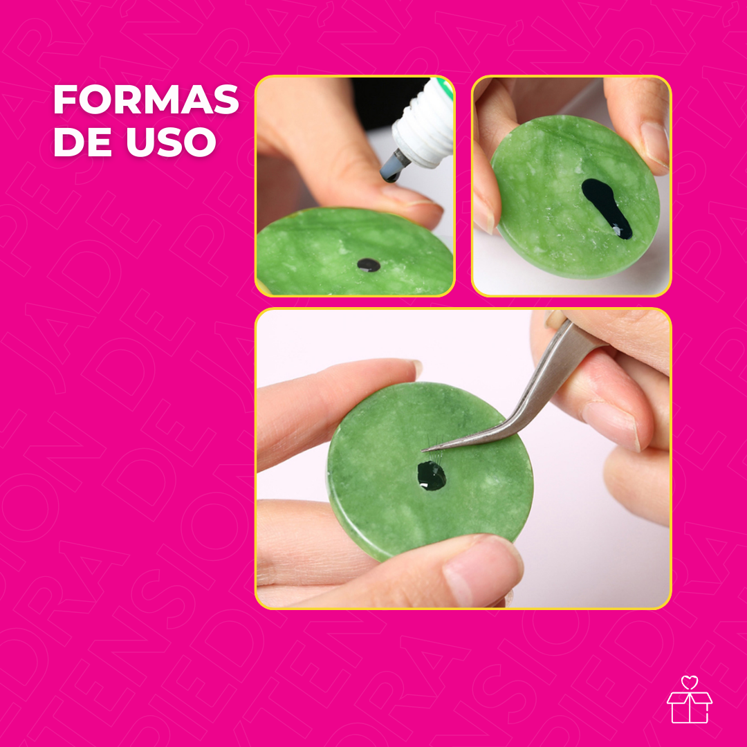 Piedra Jade Para Pegamento Adhesivo De Pestañas Mink 1x1