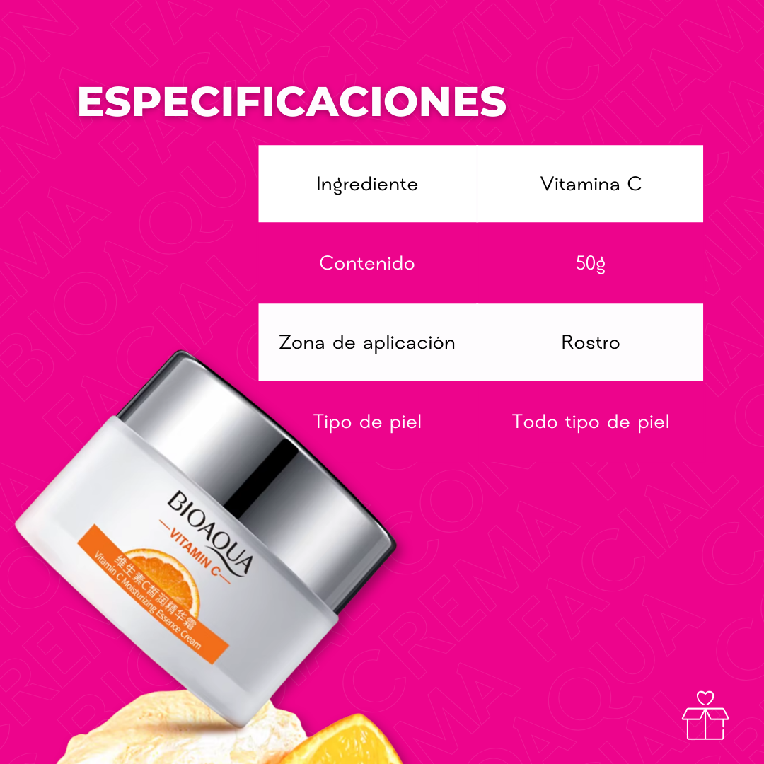 Crema Facial con Vitamina C Bioaqua