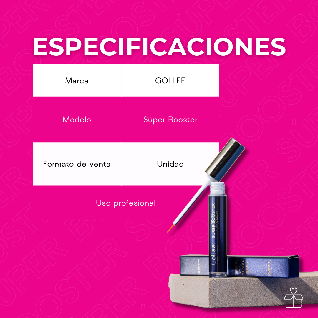 Acelerador De Adhesivo De Extensiones Super Booster Gollee C Negro