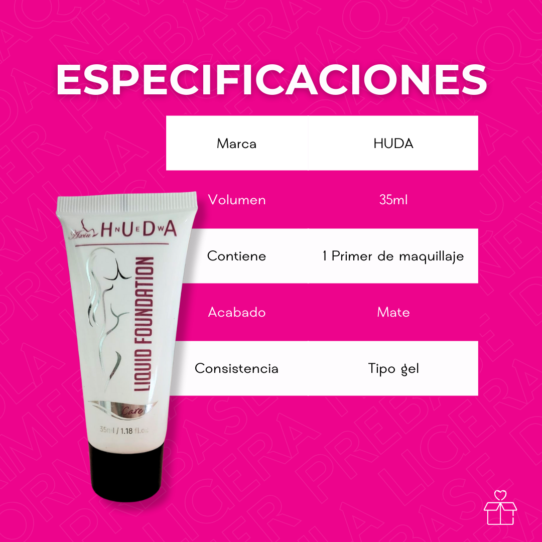 Primer Pre base de Maquillaje Huda New 1pza