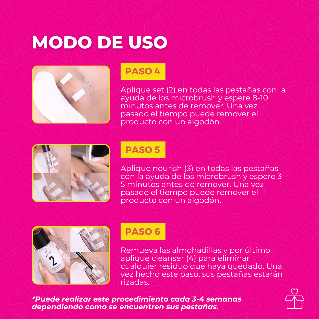 Kit Lash Lift Profesional GOLLEE