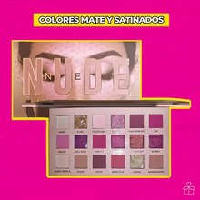 Cargar imagen en el visor de la galería, Paleta Sombras Nude New 18 Tonos Rosas Dorado Ocres + Espejo OnlyShop Mexico
