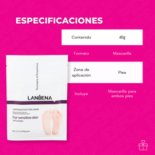 Cargar imagen en el visor de la galería, Mascarilla Exfoliante De Pies Lanbena
