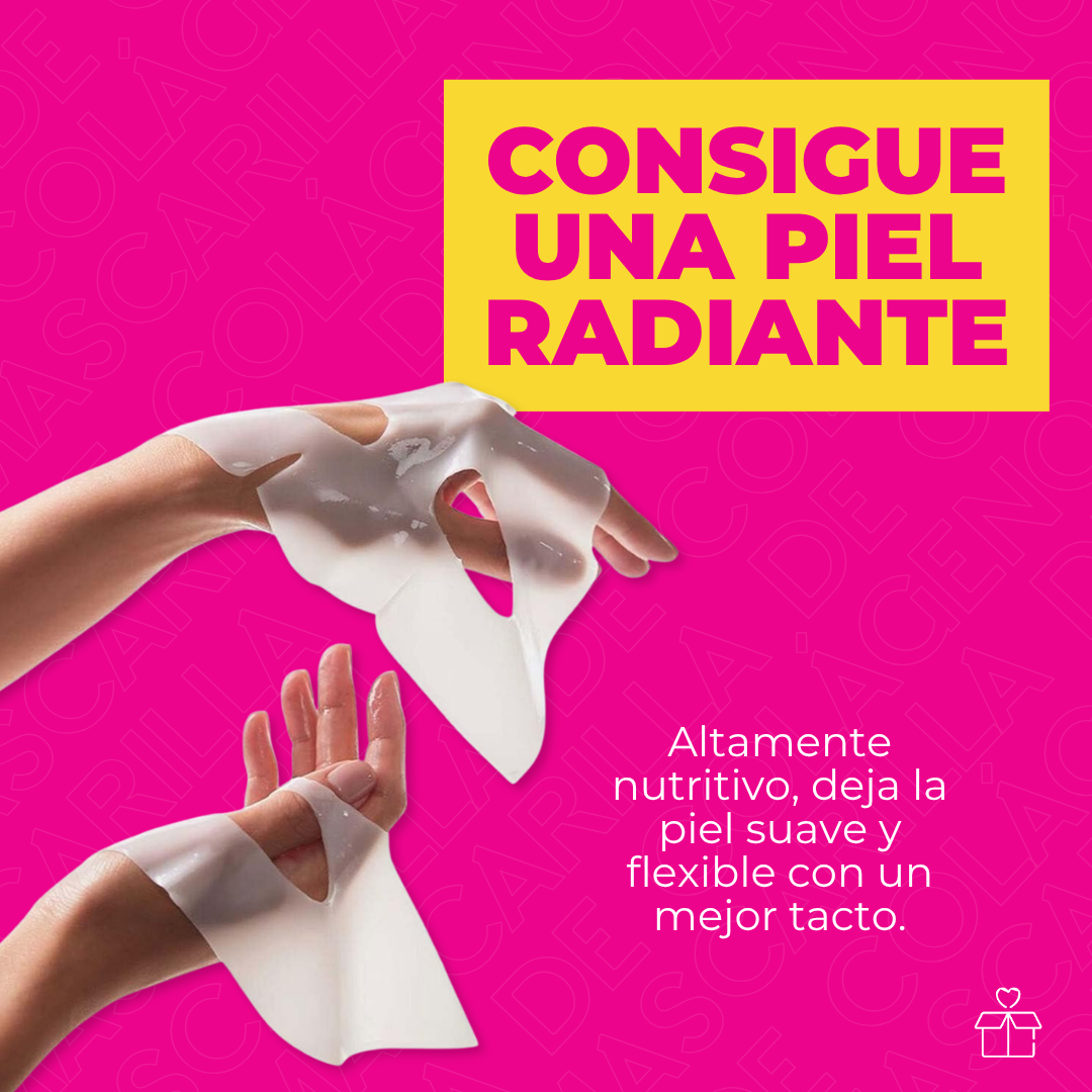 Mascarilla Facial Colageno Beauty Bio Collagen Mask Caja 4 pzas