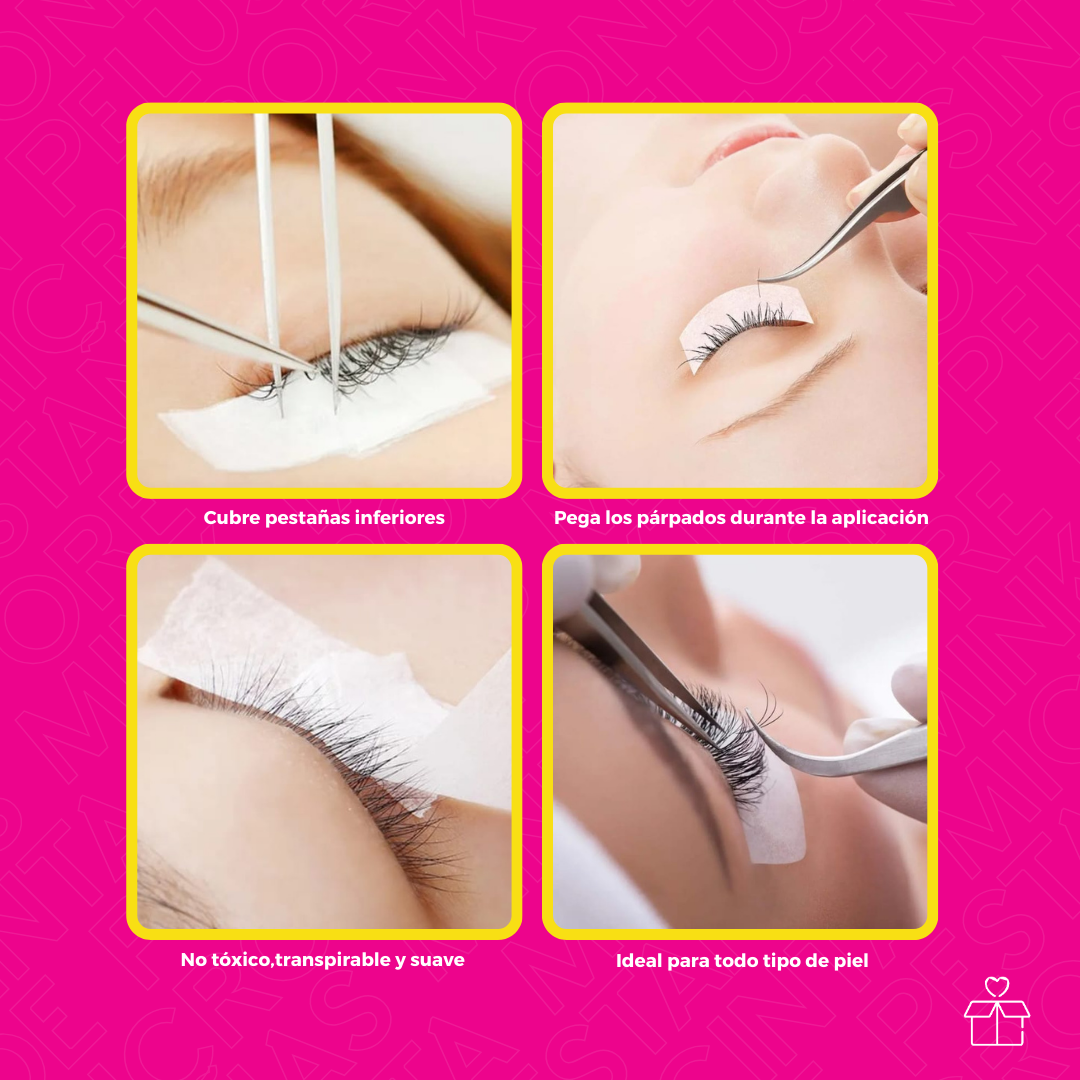 Cinta Micropore Extensiones De Pestañas Mink 1x1 Sin Pelusa