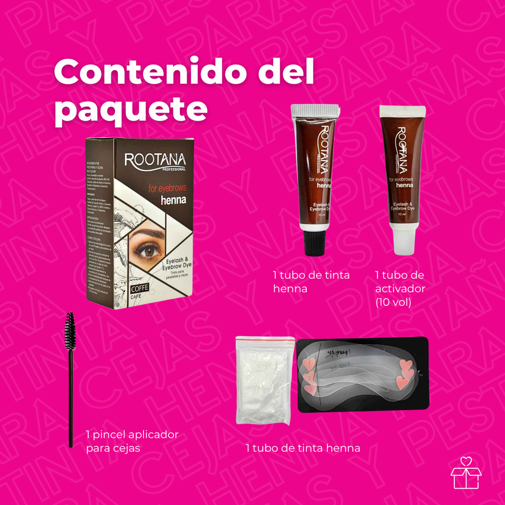 Gel Tinta Henna Tinte Pigmento Para Cejas Y Pestañas