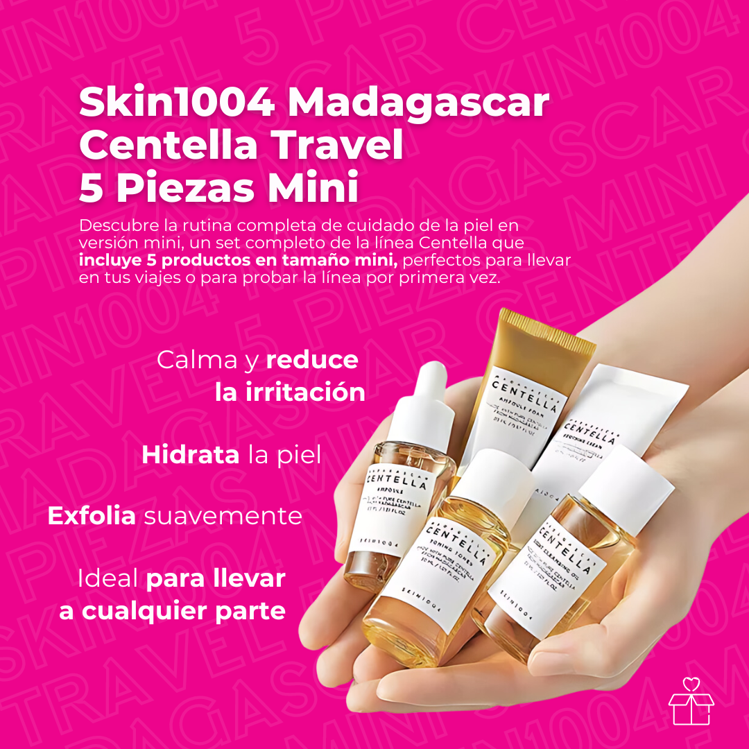 Skin1004 Madagascar Centella Travel 5 Piezas Mini Momento De Aplicación Día/noche Tipo De Piel Todo Tipo De Piel OnlyShop Mexico