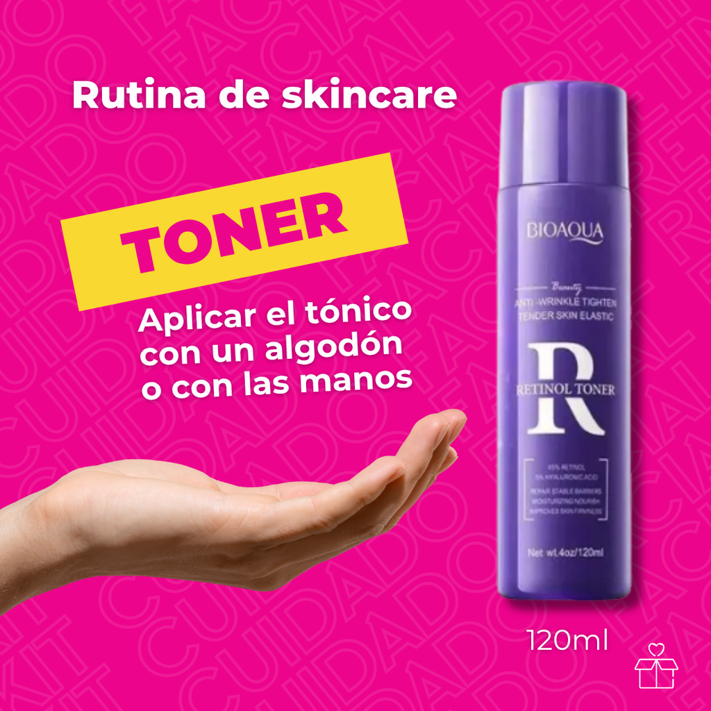 Set de Cuidado Facial con Retinol – Bioaqua