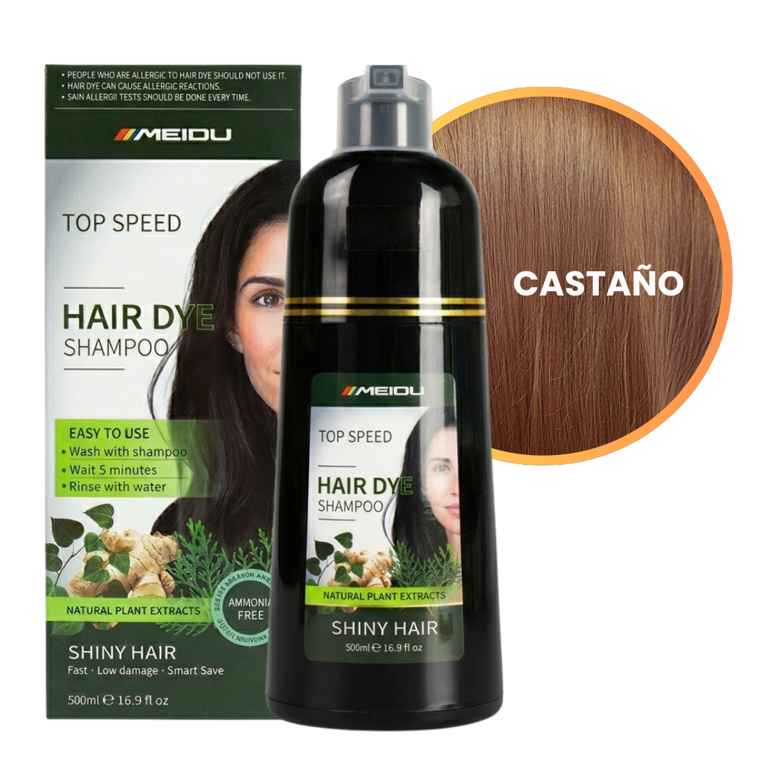 Shampoo Tinte Instantaneo Cubre Canas Natural Jengibre 500ml