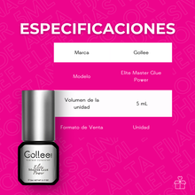 Cargar imagen en el visor de la galería, Gollee Elite Master Glue Power 5ml - Adhesivo De Pestañas Color Plateado
