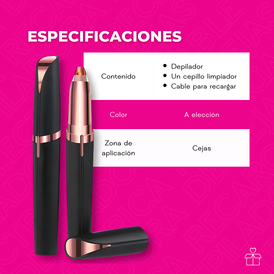 Depiladora de Cejas Eléctrica Recargable