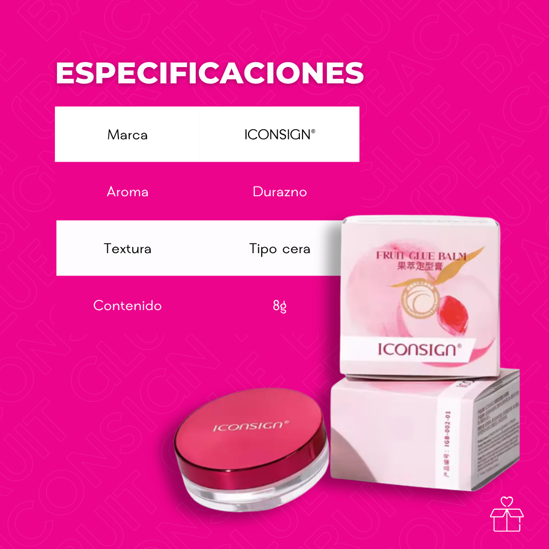 ICONSIGN Fruit Glue Balm (Peach)