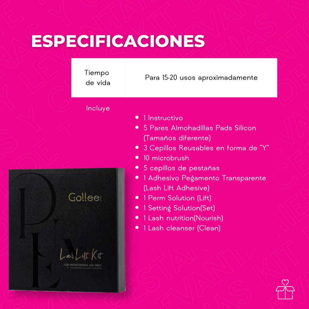 Kit Lash Lift Profesional GOLLEE