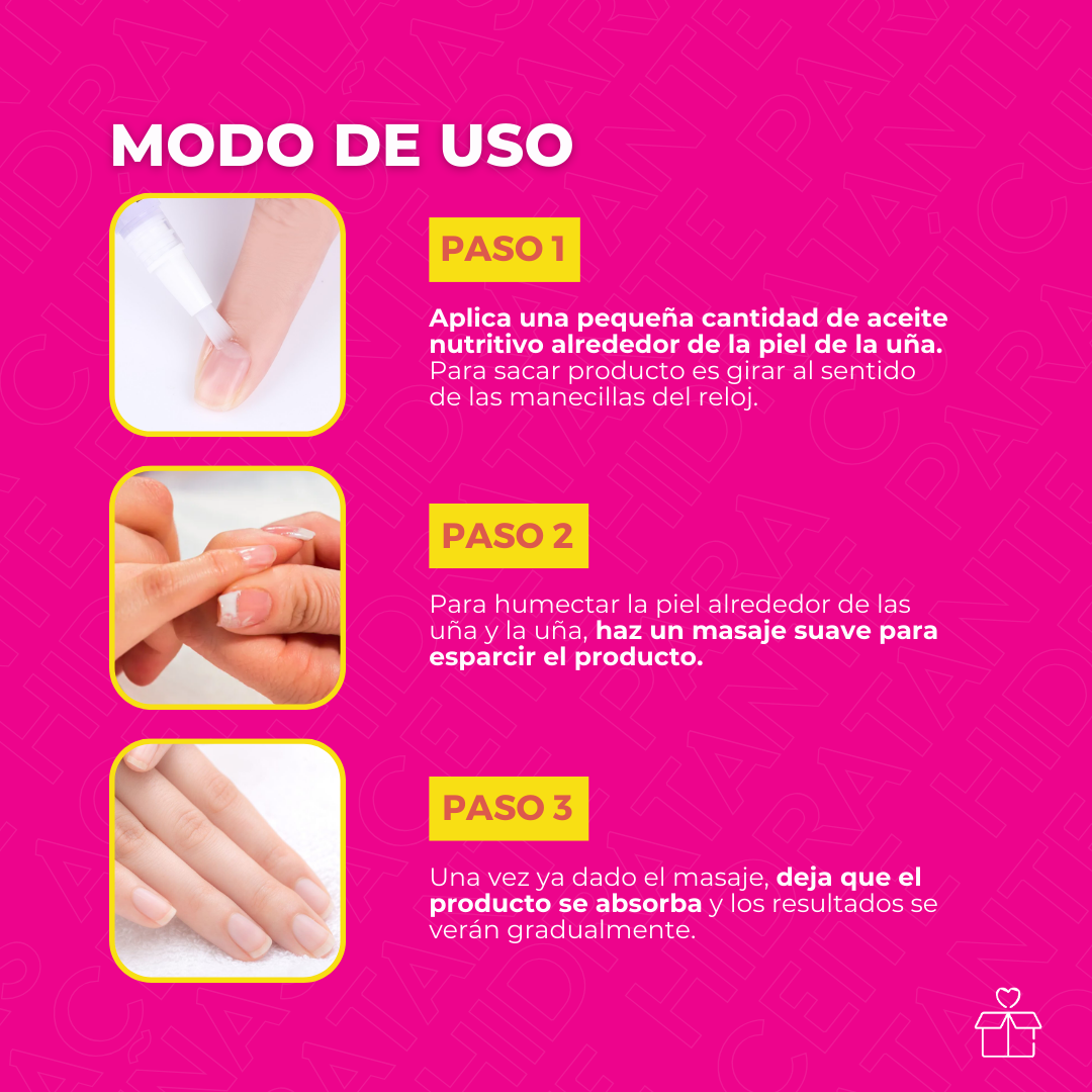 Aceite de cutículas y uñas